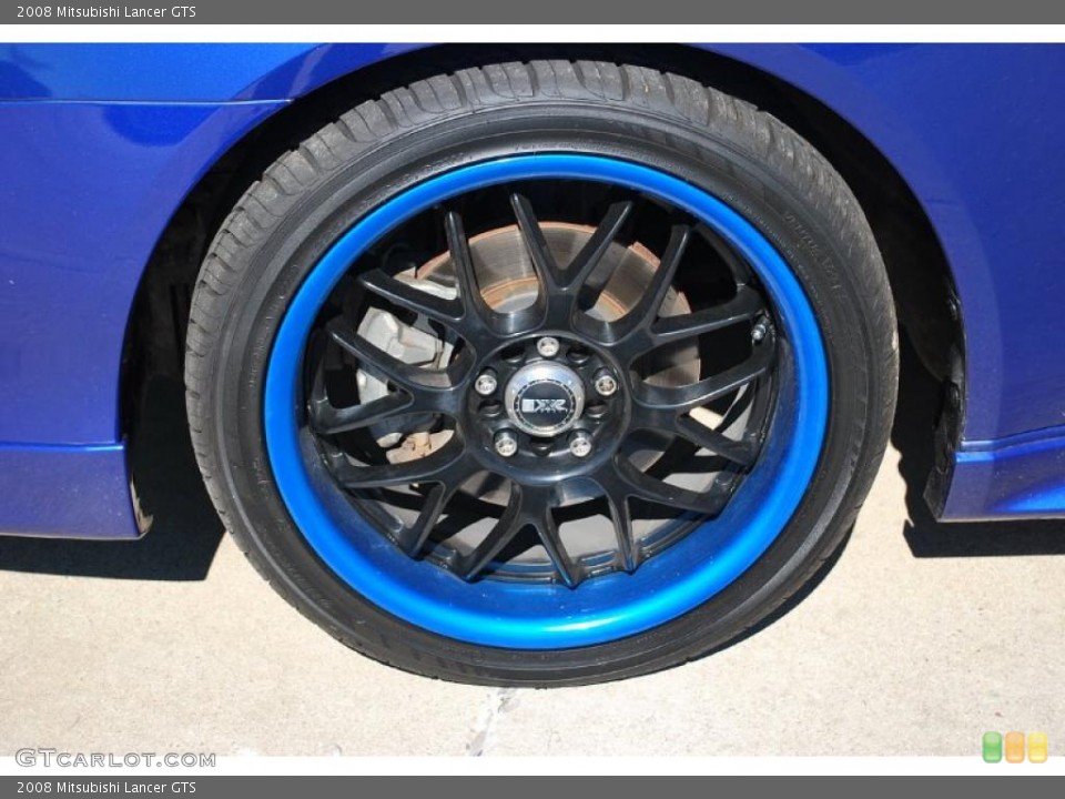 2008 Mitsubishi Lancer Custom Wheel and Tire Photo #39071447
