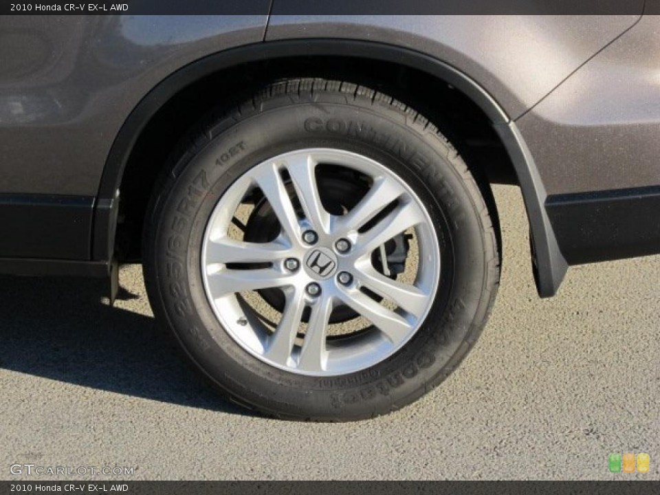 2010 Honda CR-V EX-L AWD Wheel and Tire Photo #39074335