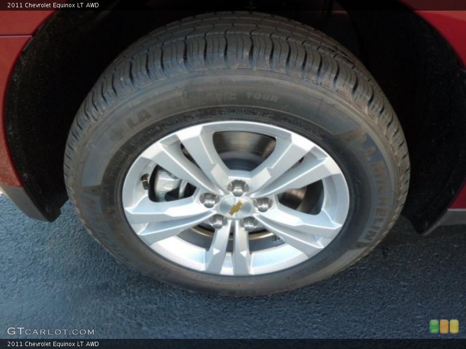 2011 Chevrolet Equinox LT AWD Wheel and Tire Photo #39076047