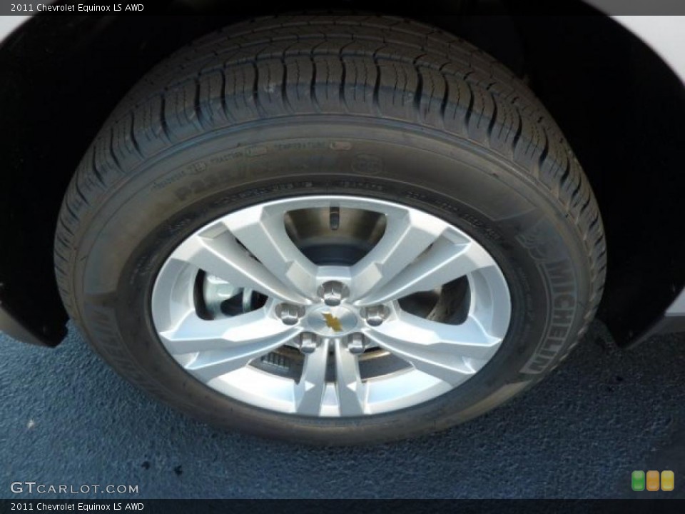 2011 Chevrolet Equinox LS AWD Wheel and Tire Photo #39076363