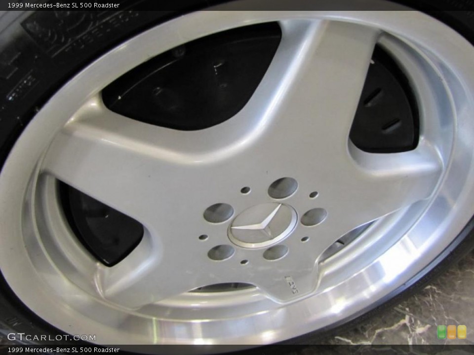 1999 Mercedes-Benz SL 500 Roadster Wheel and Tire Photo #39076451