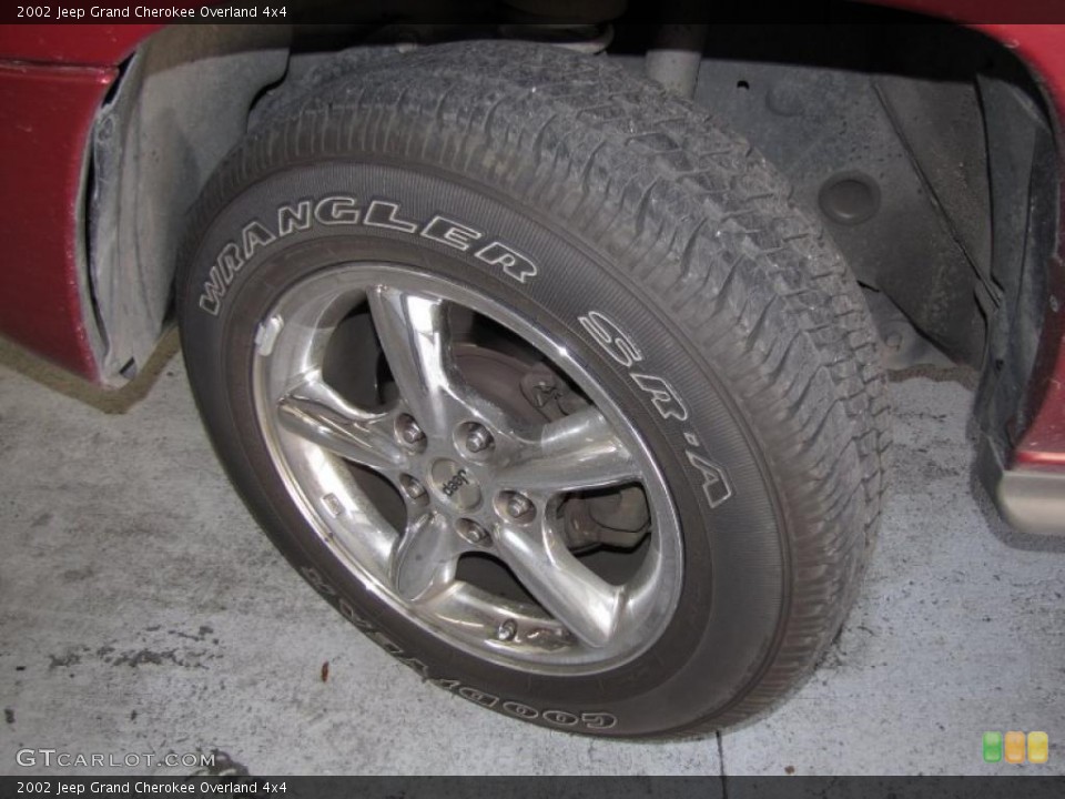 2002 Jeep Grand Cherokee Overland 4x4 Wheel and Tire Photo #39080133