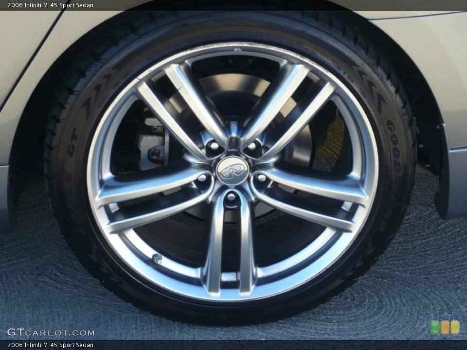 2006 Infiniti M 45 Sport Sedan Wheel and Tire Photo #39081373