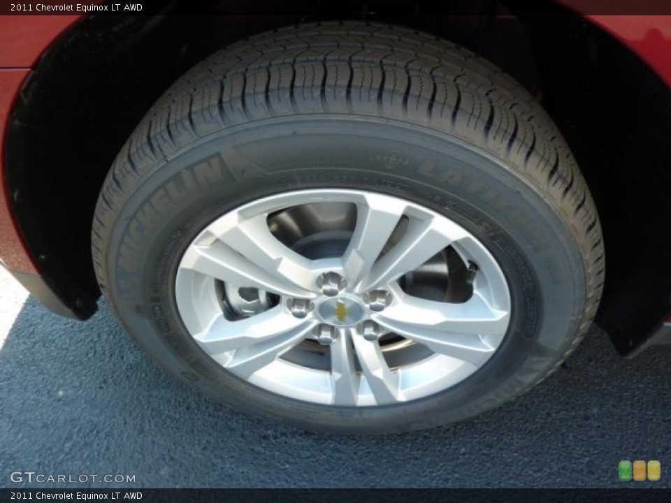 2011 Chevrolet Equinox LT AWD Wheel and Tire Photo #39081763