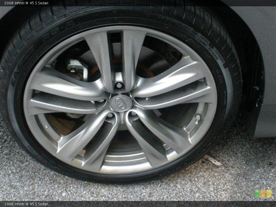 2008 Infiniti M 45 S Sedan Wheel and Tire Photo #39089890