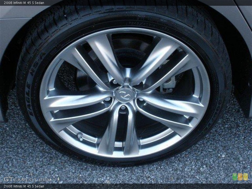 2008 Infiniti M 45 S Sedan Wheel and Tire Photo #39089926