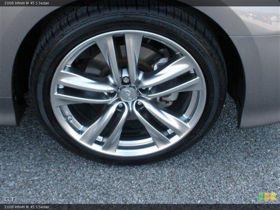 2008 Infiniti M 45 S Sedan Wheel and Tire Photo #39089942