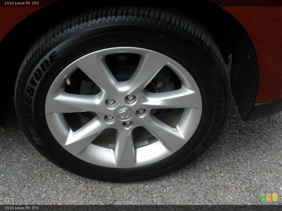 2010 Lexus RX 350 Wheel and Tire Photo #39090946