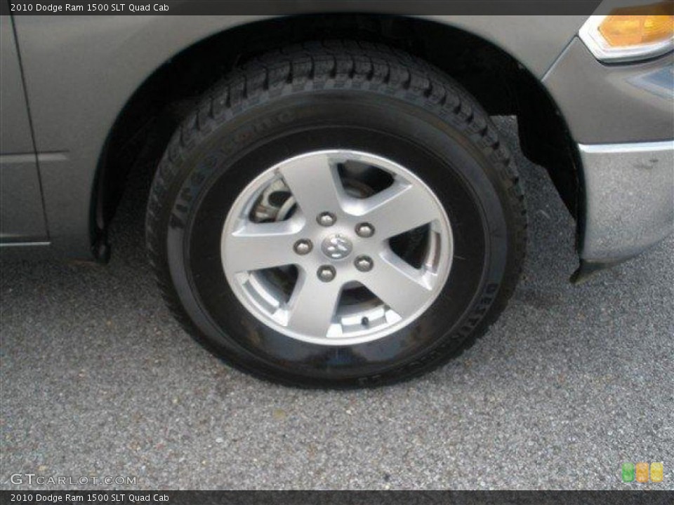 2010 Dodge Ram 1500 SLT Quad Cab Wheel and Tire Photo #39096386