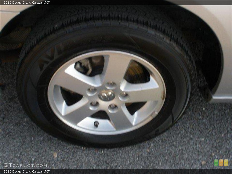 2010 Dodge Grand Caravan SXT Wheel and Tire Photo #39098794