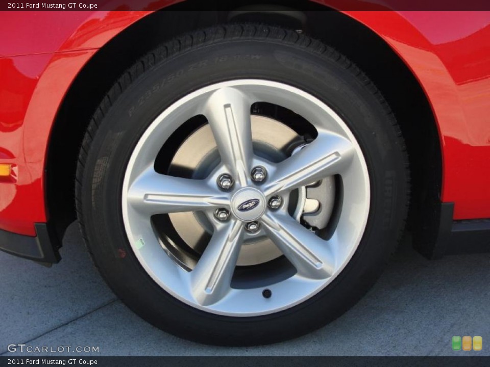 2011 Ford Mustang GT Coupe Wheel and Tire Photo #39099214