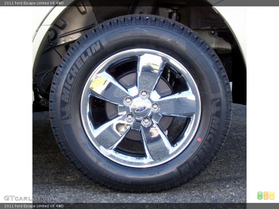 2011 Ford Escape Limited V6 4WD Wheel and Tire Photo #39102078