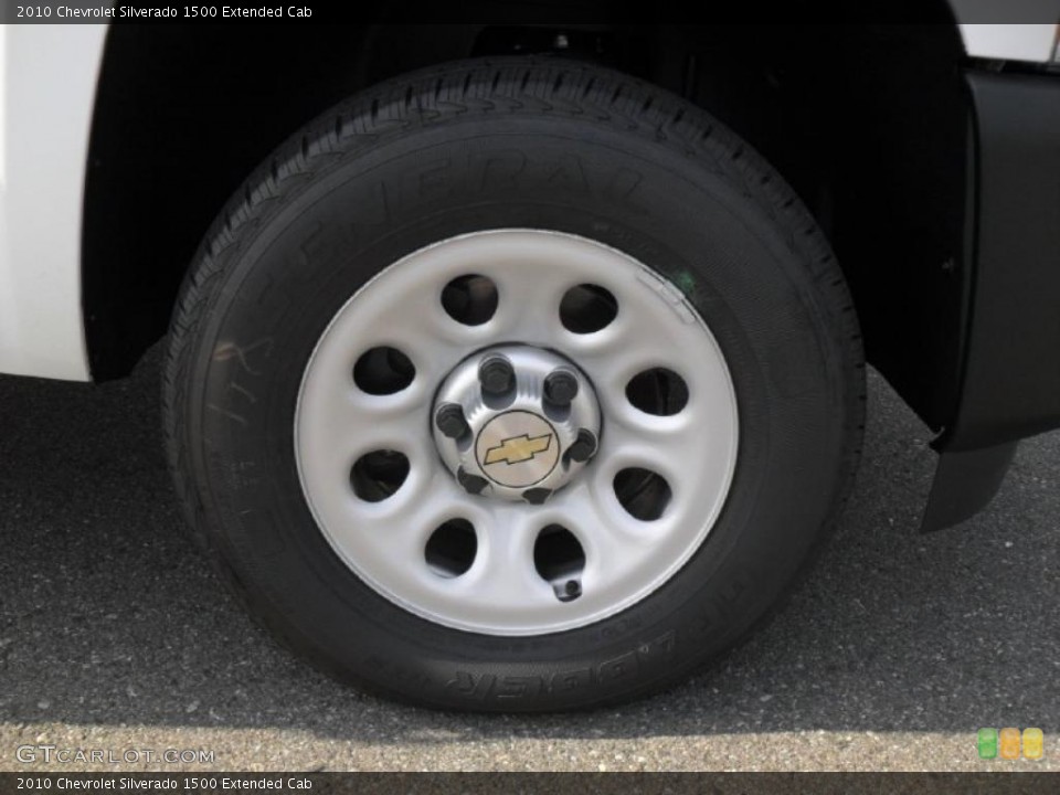 2010 Chevrolet Silverado 1500 Extended Cab Wheel and Tire Photo #39102322