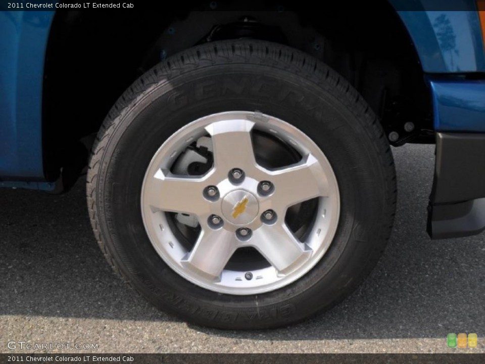 2011 Chevrolet Colorado LT Extended Cab Wheel and Tire Photo #39103629