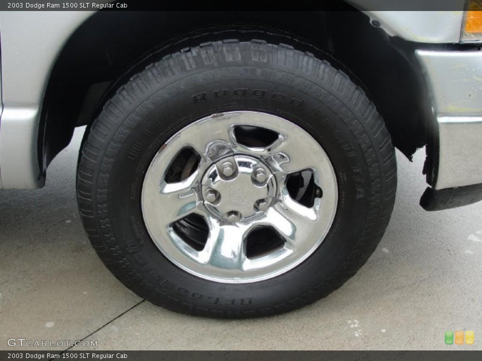 2003 Dodge Ram 1500 SLT Regular Cab Wheel and Tire Photo #39103642