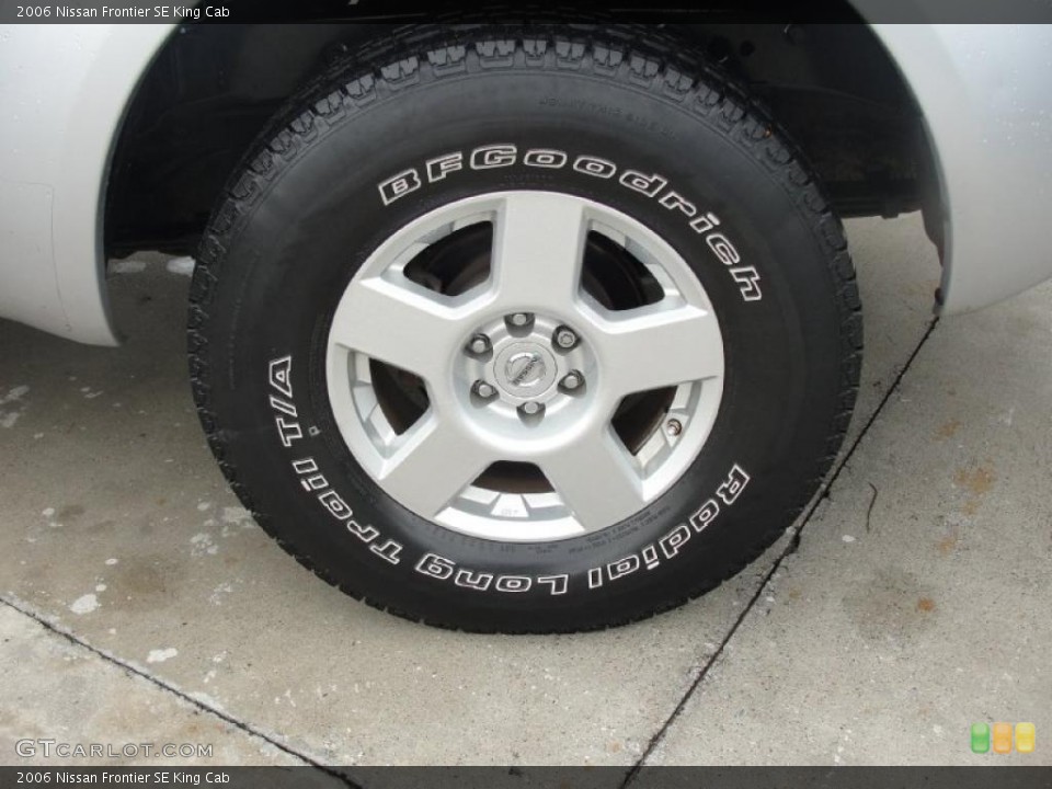 2006 Nissan Frontier SE King Cab Wheel and Tire Photo #39106017