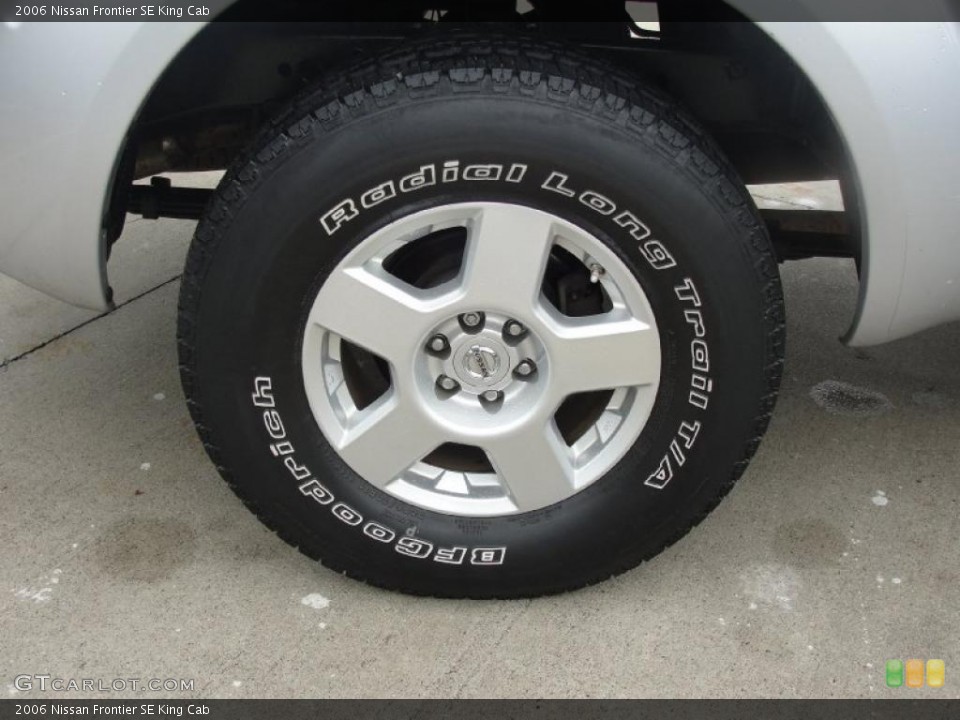 2006 Nissan Frontier SE King Cab Wheel and Tire Photo #39106029