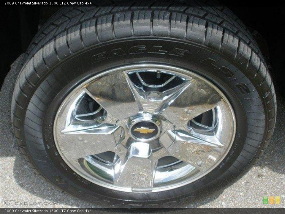 2009 Chevrolet Silverado 1500 LTZ Crew Cab 4x4 Wheel and Tire Photo #39106525