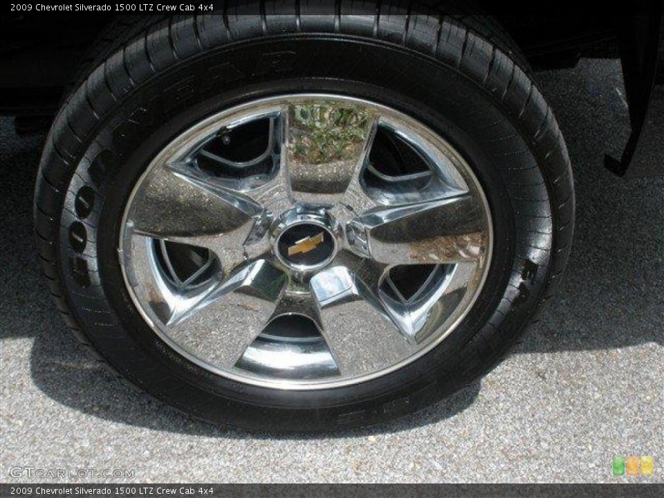 2009 Chevrolet Silverado 1500 LTZ Crew Cab 4x4 Wheel and Tire Photo #39106545