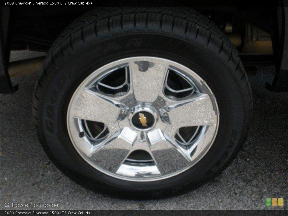 2009 Chevrolet Silverado 1500 LTZ Crew Cab 4x4 Wheel and Tire Photo #39106561