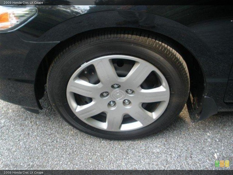 2009 Honda Civic LX Coupe Wheel and Tire Photo #39107313