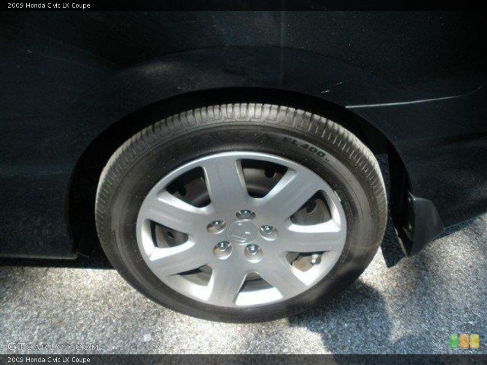 2009 Honda Civic LX Coupe Wheel and Tire Photo #39107325