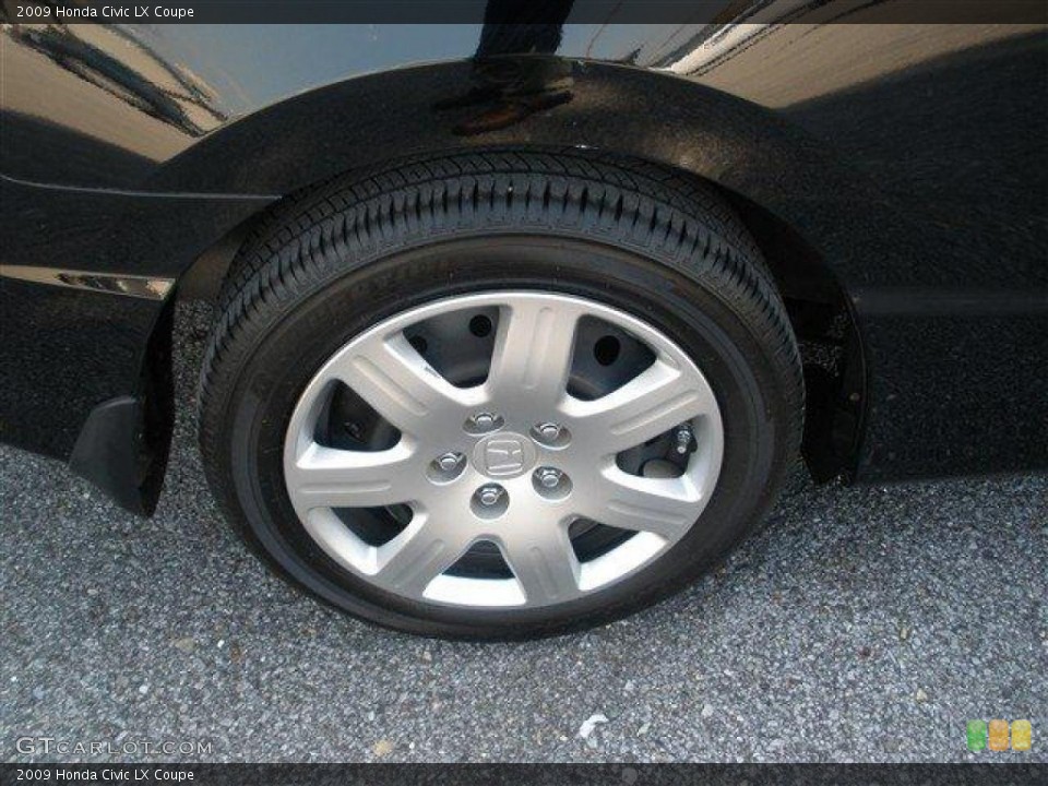 2009 Honda Civic LX Coupe Wheel and Tire Photo #39107341