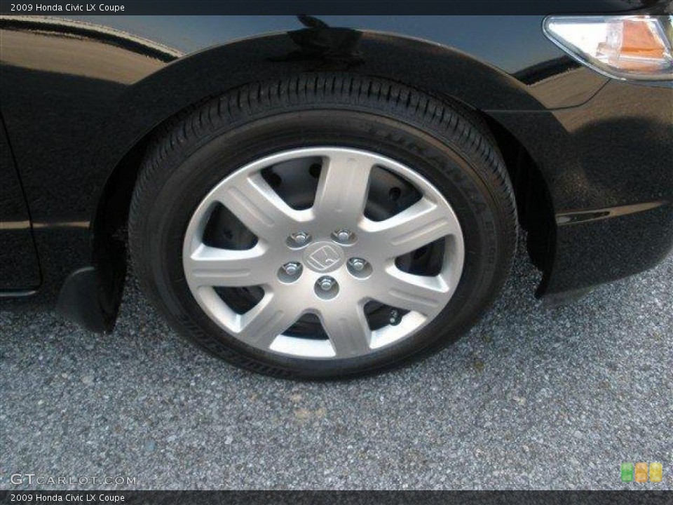 2009 Honda Civic LX Coupe Wheel and Tire Photo #39107357