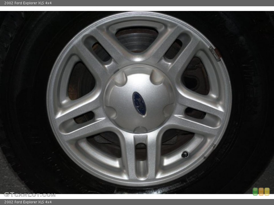 2002 Ford Explorer XLS 4x4 Wheel and Tire Photo #39110633