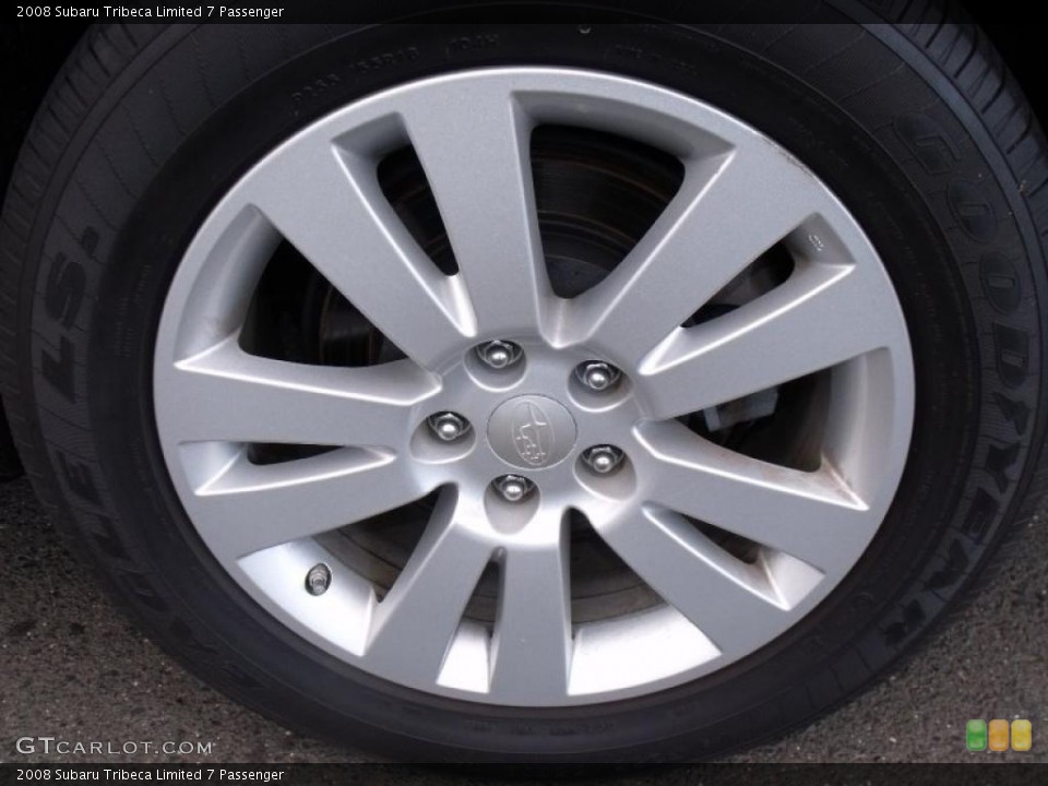 2008 Subaru Tribeca Limited 7 Passenger Wheel and Tire Photo #39111317