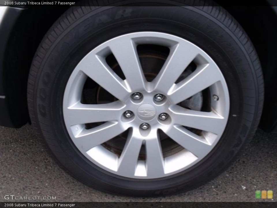 2008 Subaru Tribeca Limited 7 Passenger Wheel and Tire Photo #39111329