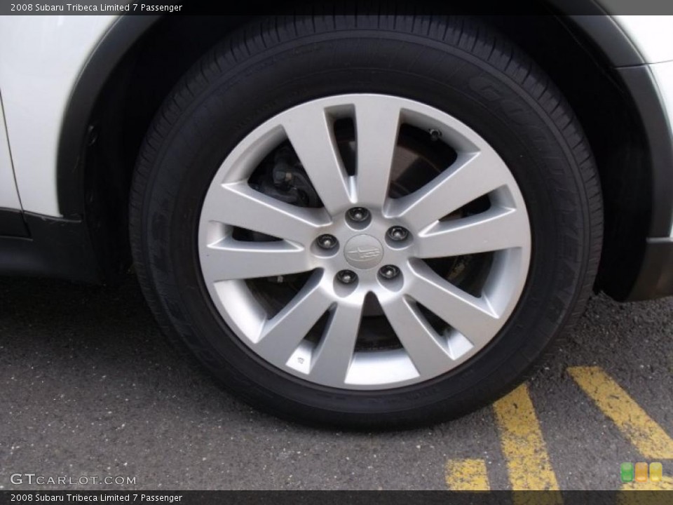 2008 Subaru Tribeca Limited 7 Passenger Wheel and Tire Photo #39111345