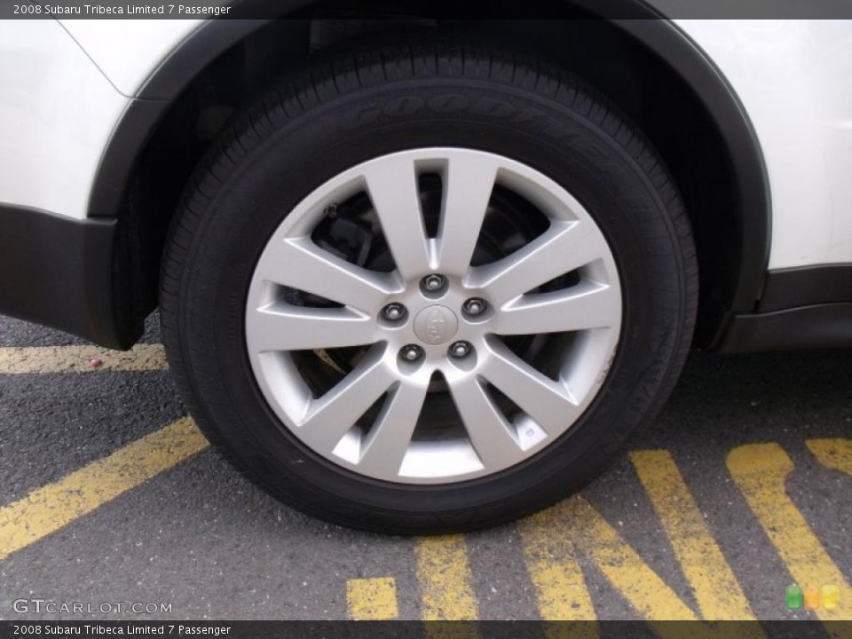 2008 Subaru Tribeca Limited 7 Passenger Wheel and Tire Photo #39111365