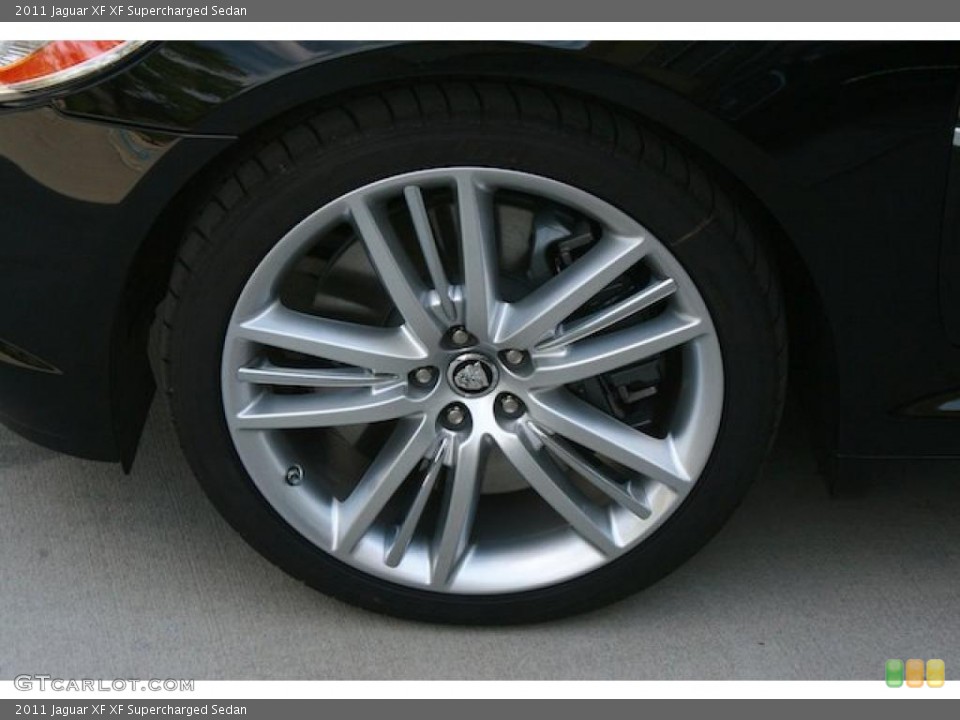 2011 Jaguar XF XF Supercharged Sedan Wheel and Tire Photo #39115240