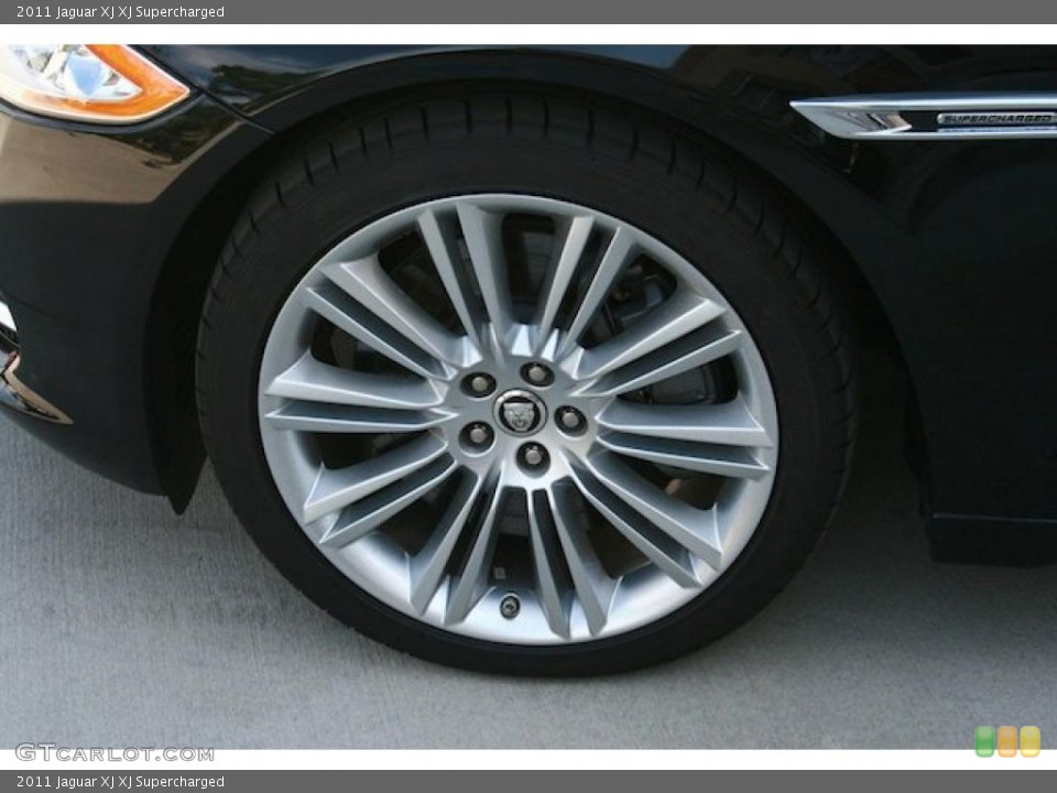 2011 Jaguar XJ XJ Supercharged Wheel and Tire Photo #39115517