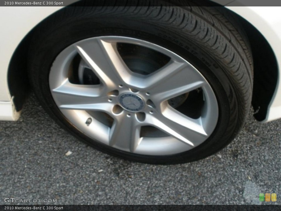2010 Mercedes-Benz C 300 Sport Wheel and Tire Photo #39116045