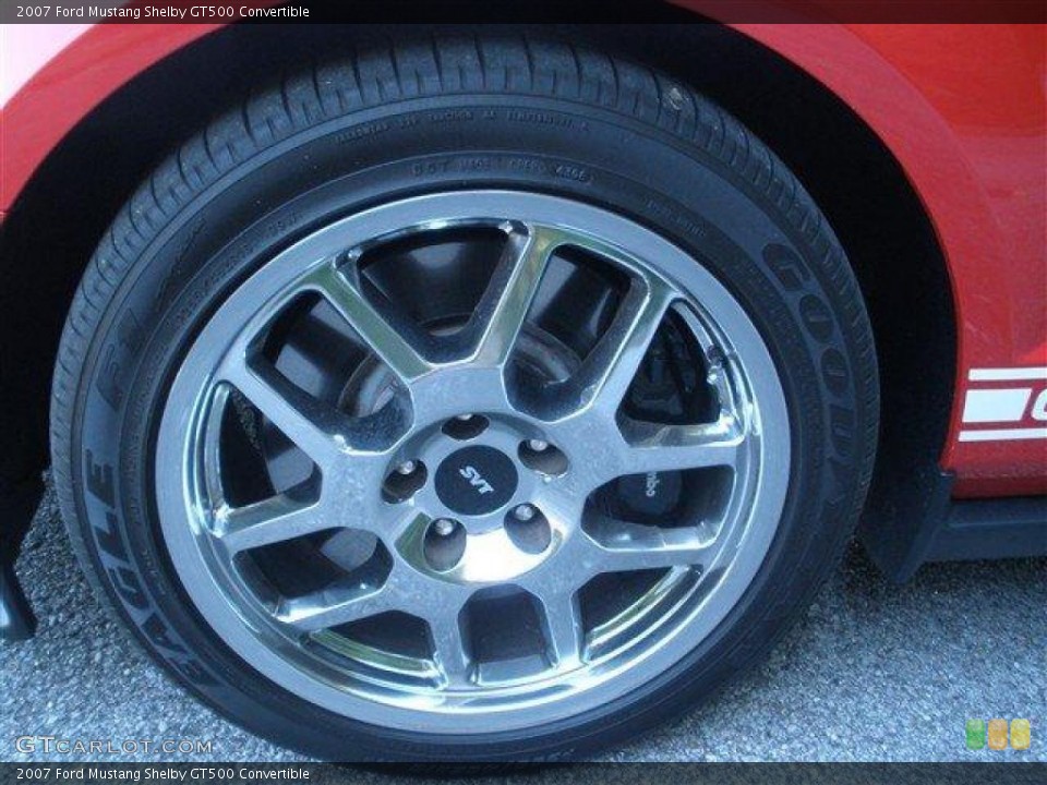 2007 Ford Mustang Shelby GT500 Convertible Wheel and Tire Photo #39117620