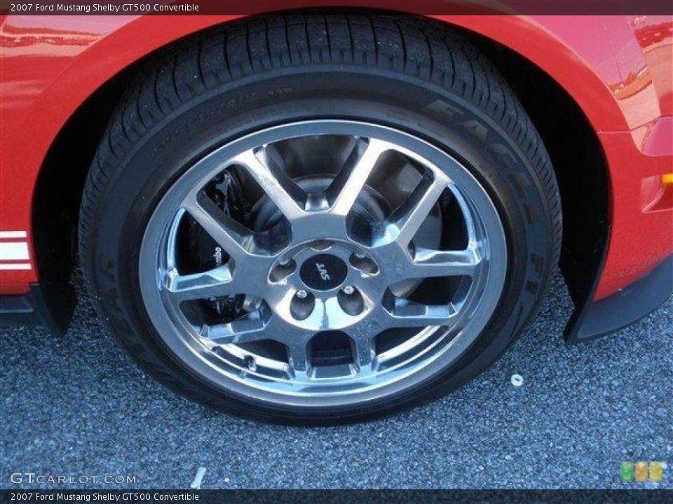 2007 Ford Mustang Shelby GT500 Convertible Wheel and Tire Photo #39117664