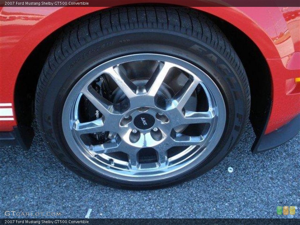 2007 Ford Mustang Shelby GT500 Convertible Wheel and Tire Photo #39117664
