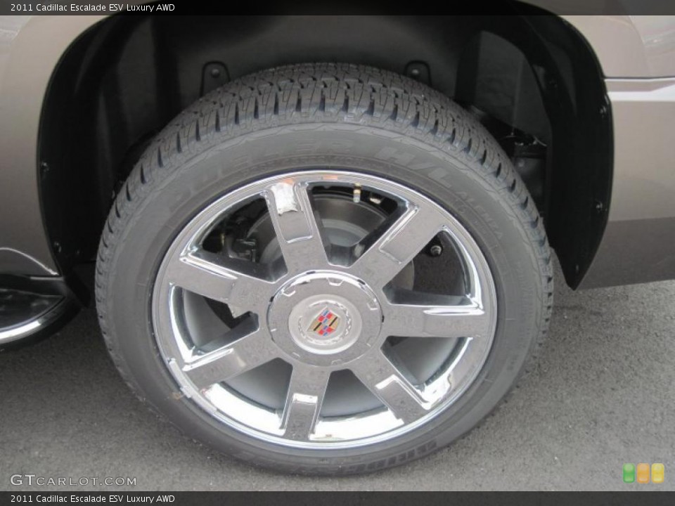 2011 Cadillac Escalade ESV Luxury AWD Wheel and Tire Photo #39122310