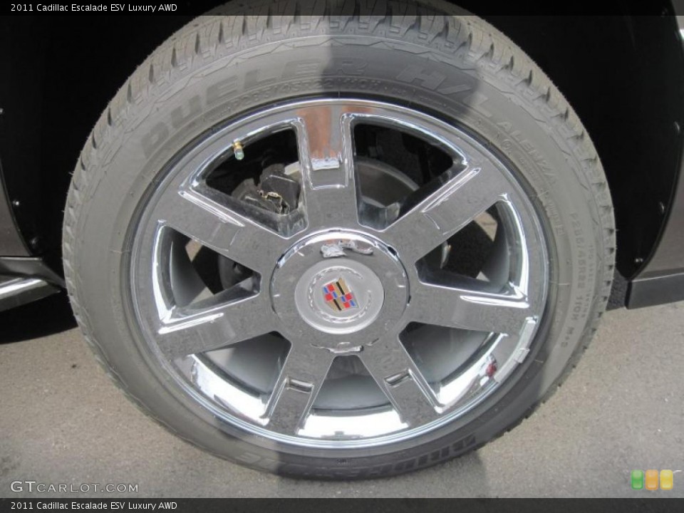 2011 Cadillac Escalade ESV Luxury AWD Wheel and Tire Photo #39122318