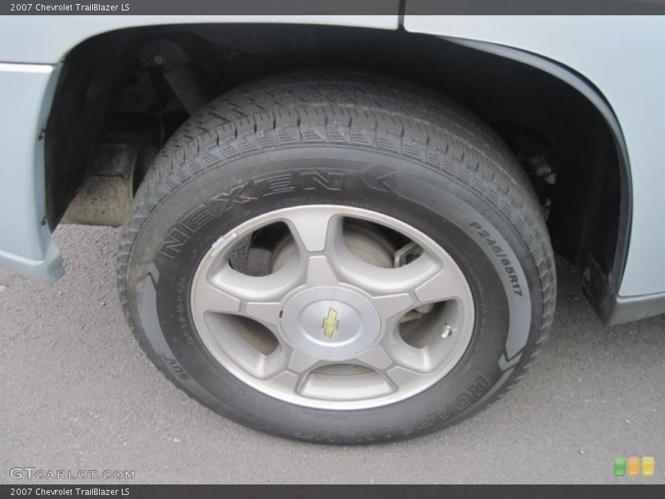 2007 Chevrolet TrailBlazer LS Wheel and Tire Photo #39122692