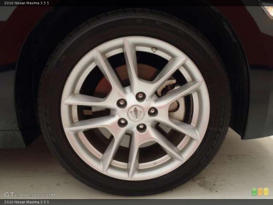 2010 Nissan Maxima 3.5 S Wheel and Tire Photo #39125919