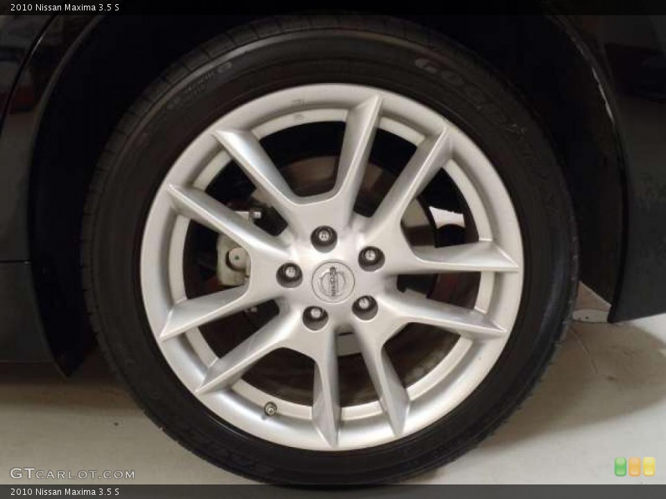 2010 Nissan Maxima 3.5 S Wheel and Tire Photo #39125955