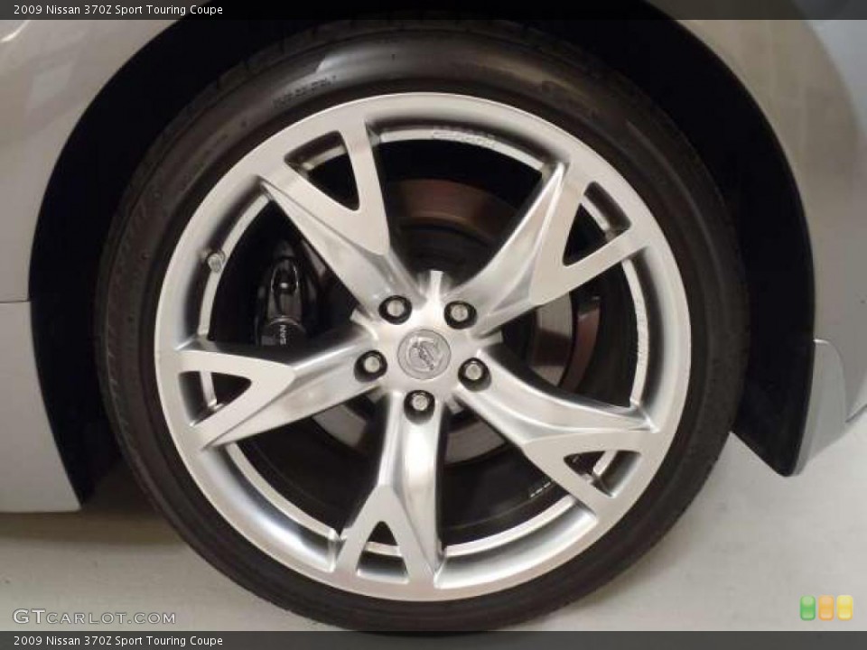 2009 Nissan 370Z Sport Touring Coupe Wheel and Tire Photo #39126915