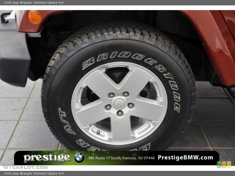 2008 Jeep Wrangler Unlimited Sahara 4x4 Wheel and Tire Photo #39130939