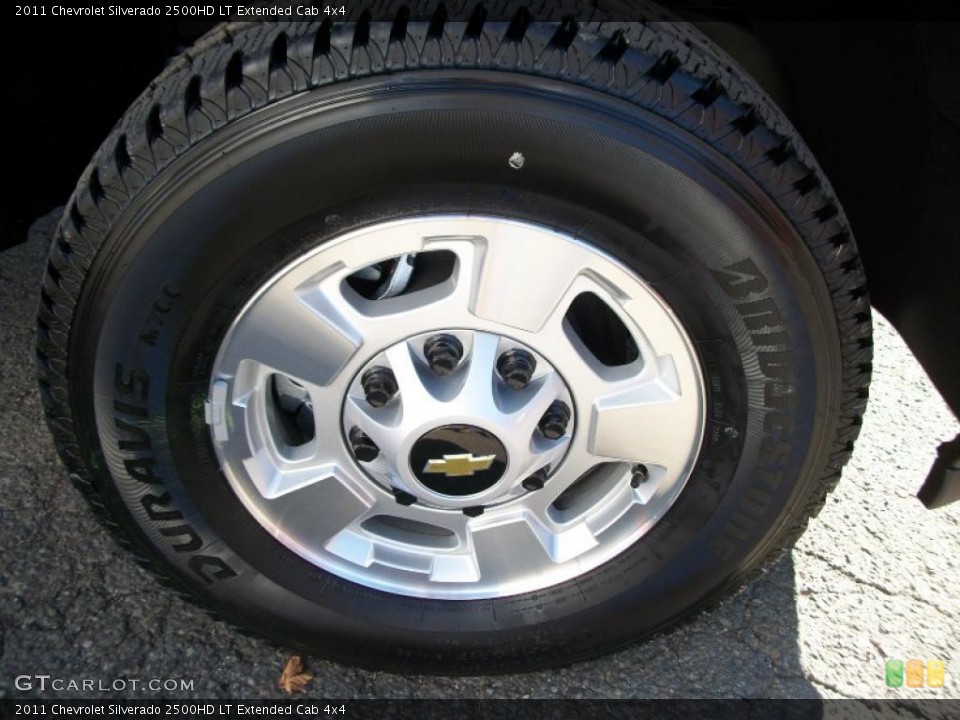 2011 Chevrolet Silverado 2500HD LT Extended Cab 4x4 Wheel and Tire Photo #39132521