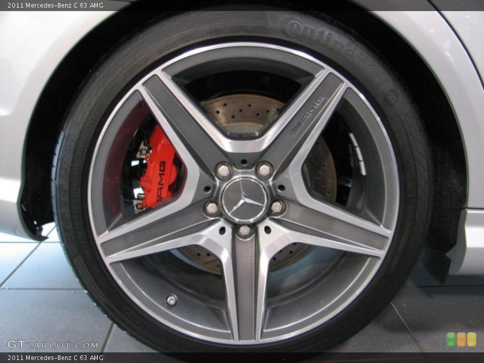 2011 Mercedes-Benz C 63 AMG Wheel and Tire Photo #39134147