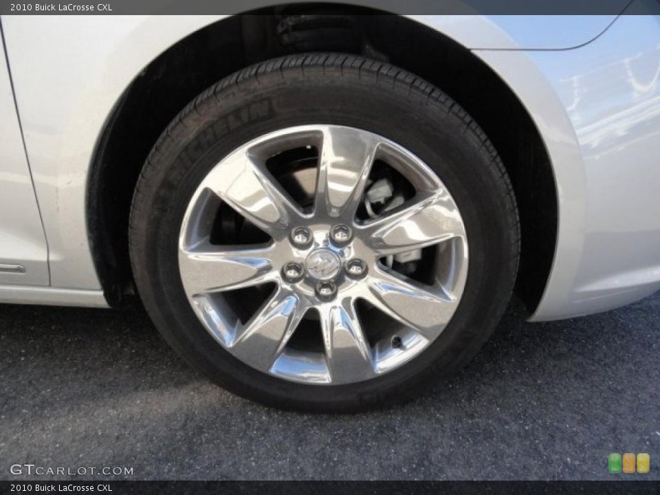 2010 Buick LaCrosse CXL Wheel and Tire Photo #39134555