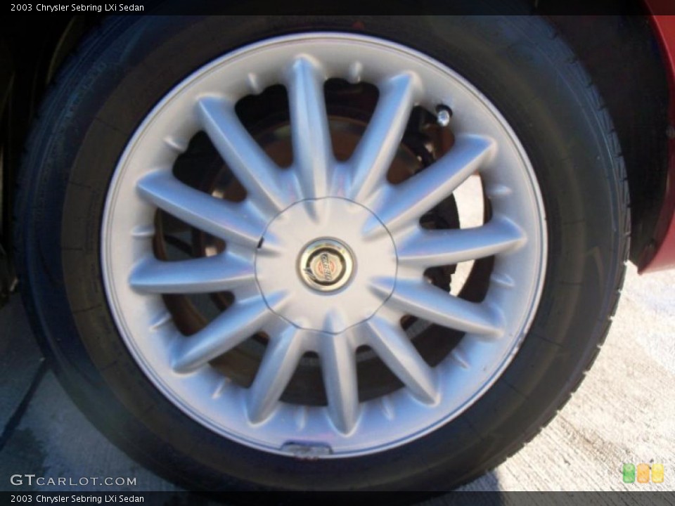 2003 Chrysler Sebring LXi Sedan Wheel and Tire Photo #39136065